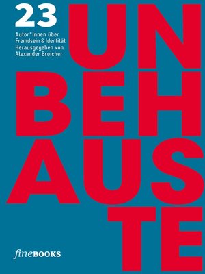 cover image of UNBEHAUSTE 1